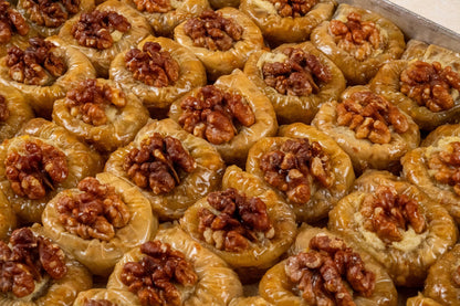 Turkish Walnut Saray Sarma, Wedding Dessert Baklava, Handmade Gourmet Dessert, Luxury Turkish Sweets, Eid Gift Treats