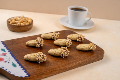 Leaf Cookie, Handmade Gourmet Cookies, Housewarming Cookie Gift Box, Coffee & Tea Treats, Chocolate Hazelnut Cookies, Fr