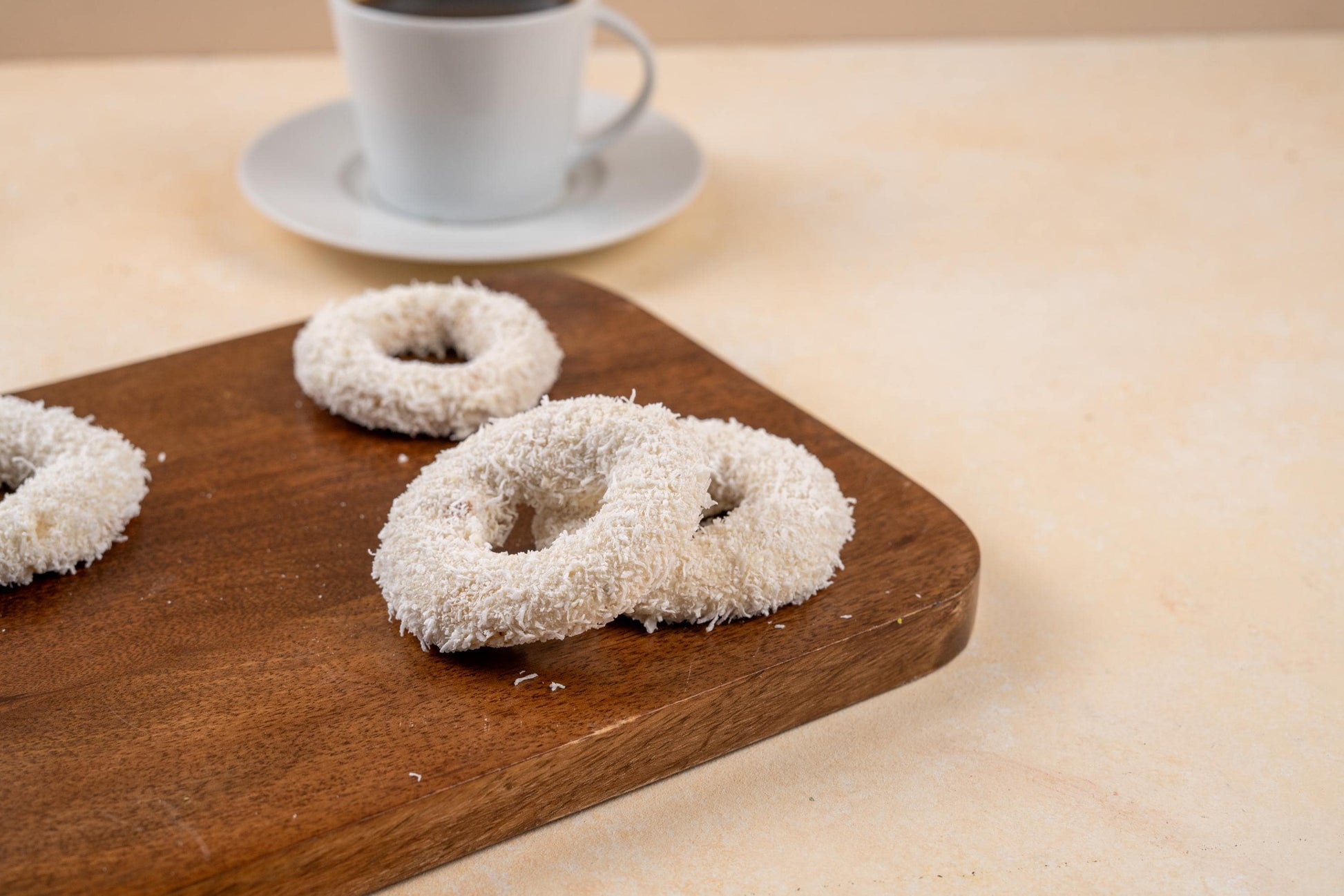 Turkish Cookies, Coconut White Chocolate Ring Cookies, Gourmet Bakery Treats, Coffee Snack Gift Box