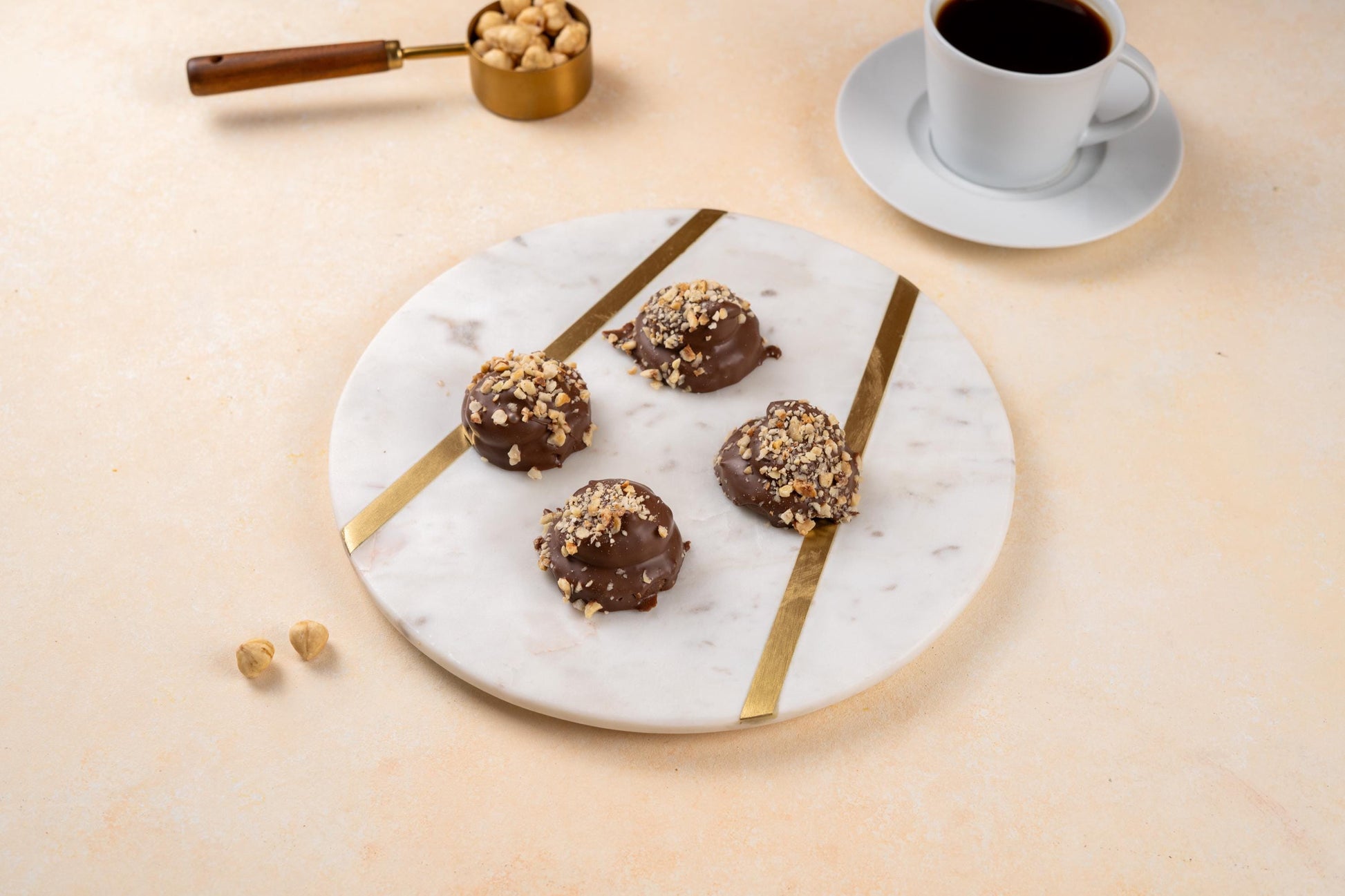 Cherry Puff Cookie, Chocolate Hazelnut Cherry Filled Cookie, Turkish Handmade Treat, Gift Box Cookie, Artisan Chocolate 