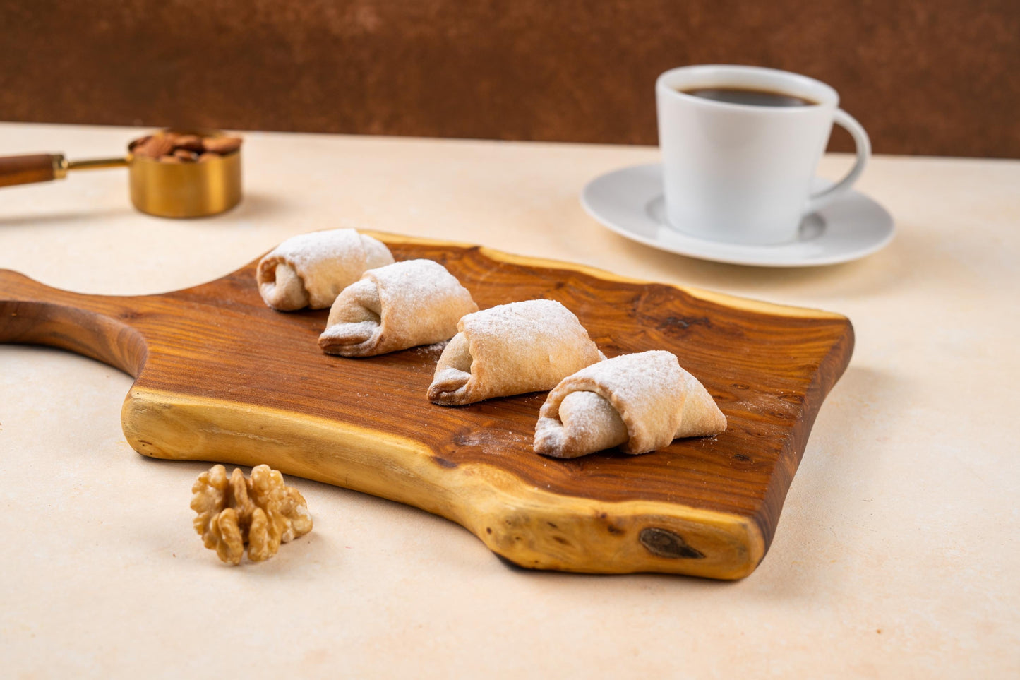 Apple Roll Cookies, Cinnamon Apple Filled Pastry, Handmade Turkish Treats, Housewarming Food Gift Box, Coffee & Tea Snac