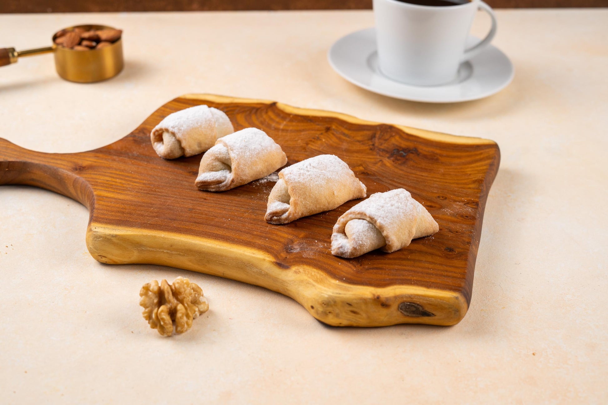 Apple Roll Cookies, Cinnamon Apple Filled Pastry, Handmade Turkish Treats, Housewarming Food Gift Box, Coffee & Tea Snac