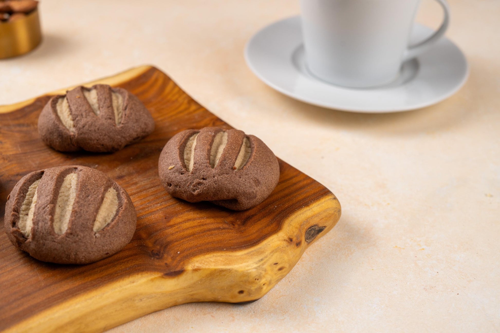 Tahini Filled Cookies, Handmade Gourmet Cookies, Cookie Gift Box, Coffee & Tea Treats, Bakery Treats