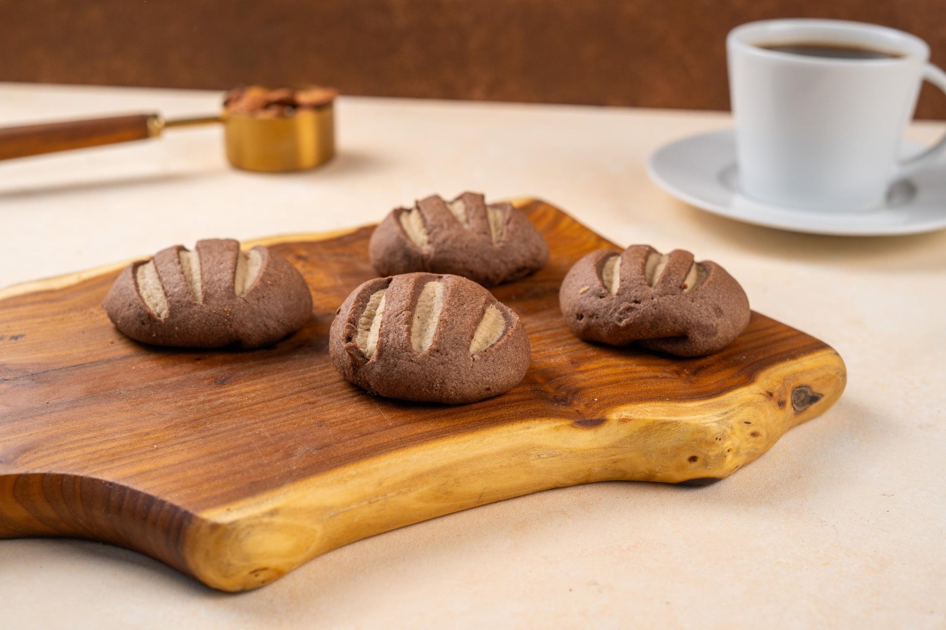 Tahini Filled Cookies, Handmade Gourmet Cookies, Cookie Gift Box, Coffee & Tea Treats, Bakery Treats