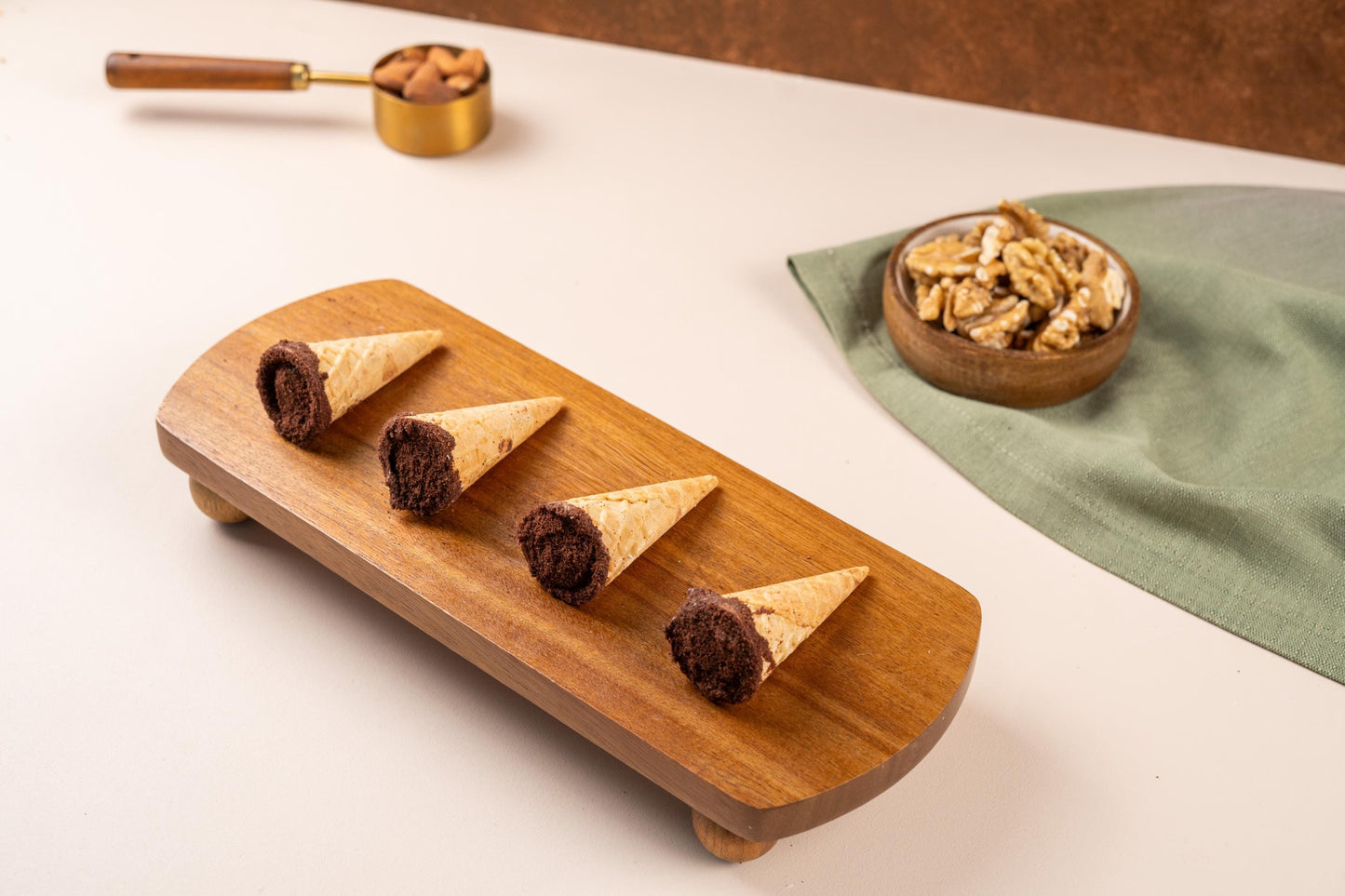 Mini Caramel Cornet, Chocolate Caramel Dessert Bites, Luxury  Party Treats, Birthday Dessert Gift Box