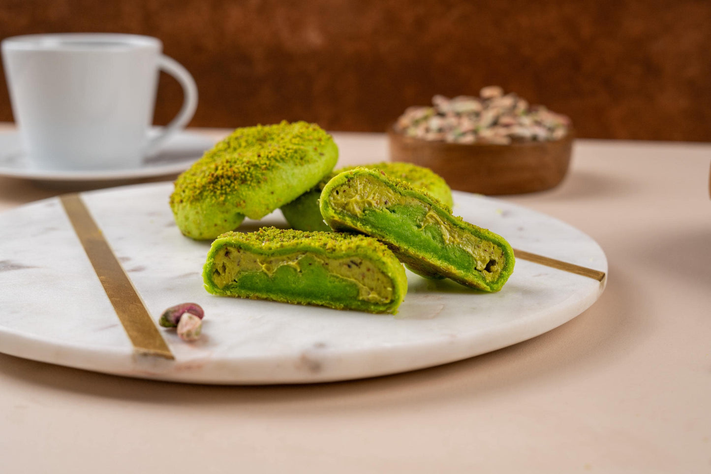 Dubai Style Chocolate Cookie, Antep Pistachio Cream Dessert, Premium Filled Pastry, Luxury Sweet Gift Box