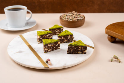 Pistachio Mosaic Cake, Chocolate Biscuit Cake, Handmade Gourmet Cake, Birthday Cake Gift Box, Turkish pastry