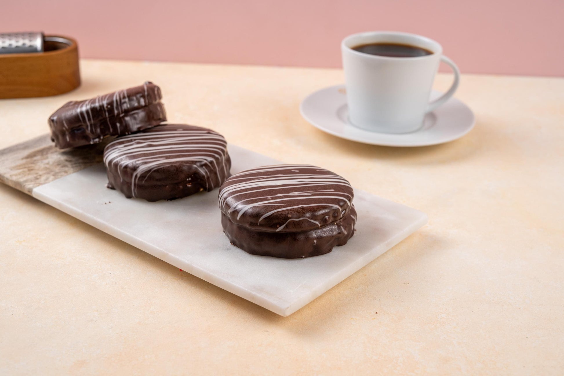Raspberry Bombastic Cookies, Chocolate Covered Filled Cookies, Handmade Gourmet Cookie Gift Box, Bridal Shower Treats