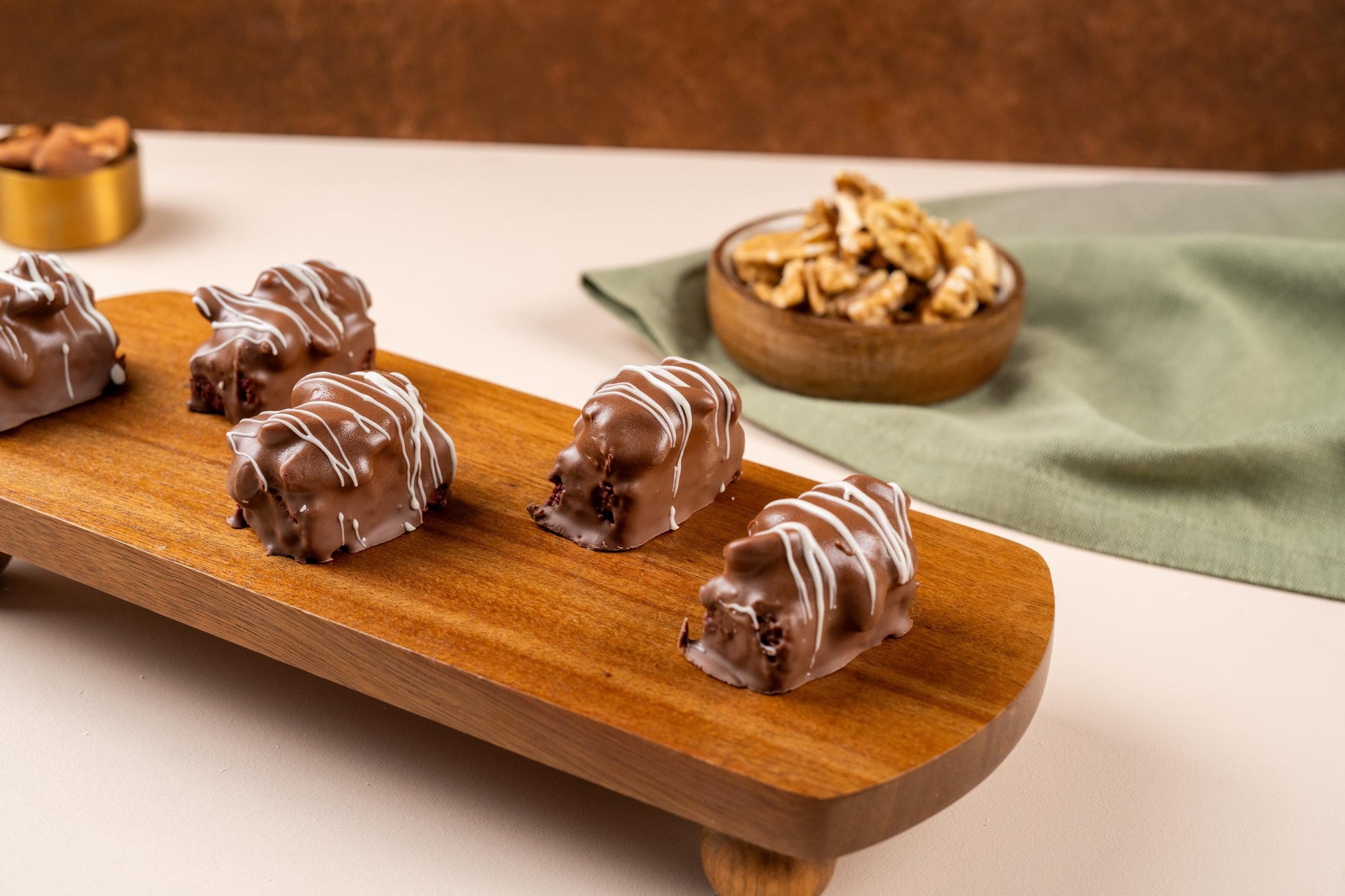 Cherry Chocolate Snack Bites, Chocolate Covered Cake Bites, Gourmet Party Treats, Birthday Dessert Gift Box