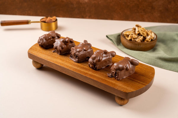 Caramel Chocolate Snack Bites, Chocolate Covered Cake Bites, Gourmet Party Treats, Wedding Dessert Gift Box