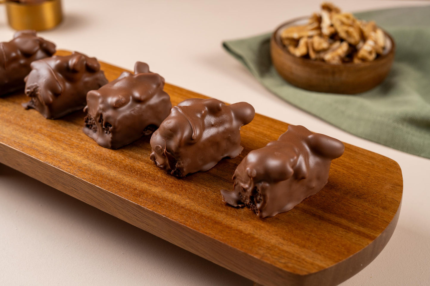 Caramel Chocolate Snack Bites, Chocolate Covered Cake Bites, Gourmet Party Treats, Wedding Dessert Gift Box