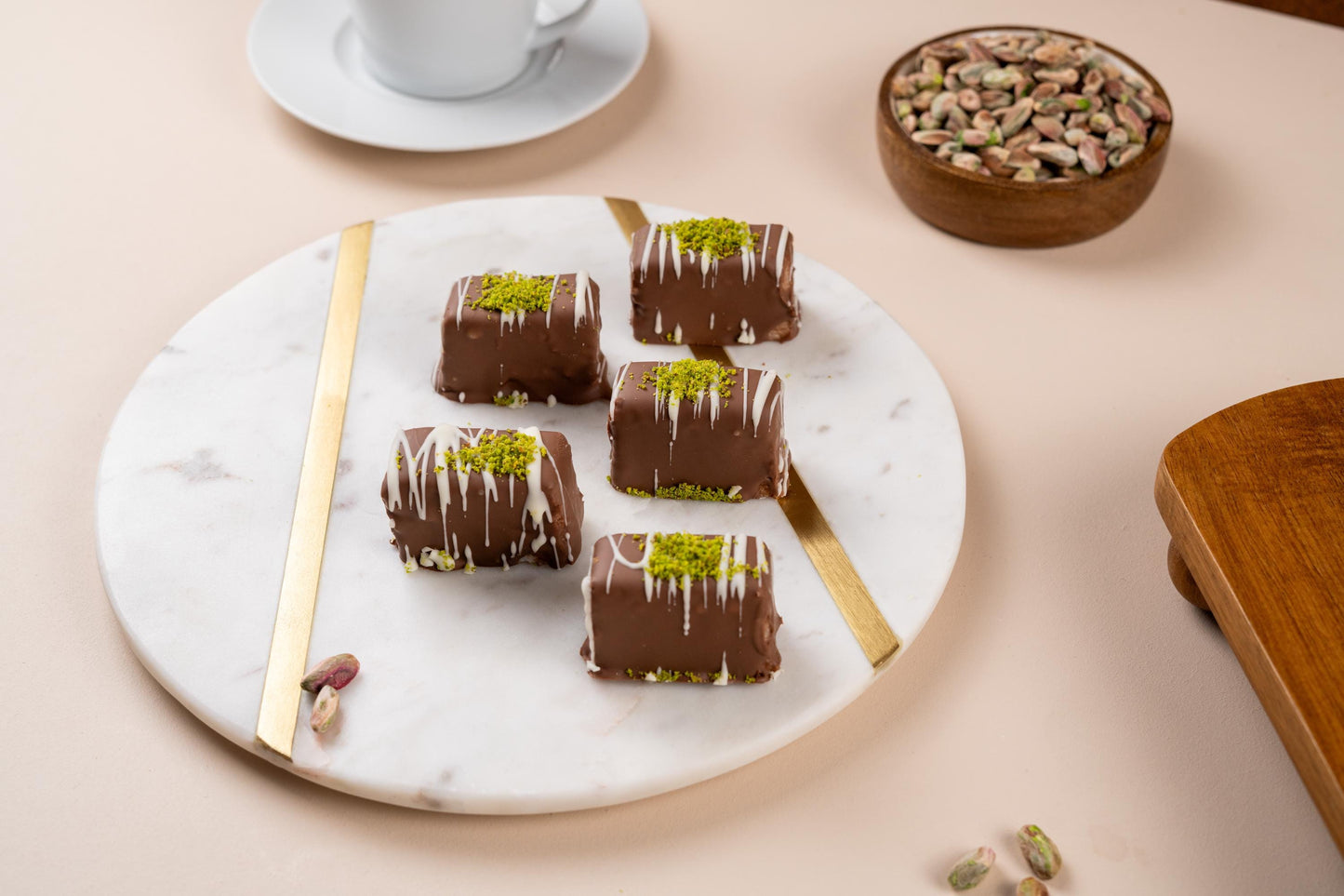 Chocolate Matmazel Dessert, Coconut Cream Bites, Handmade Gourmet Sweet Gift Box, Housewarming Dessert Treats