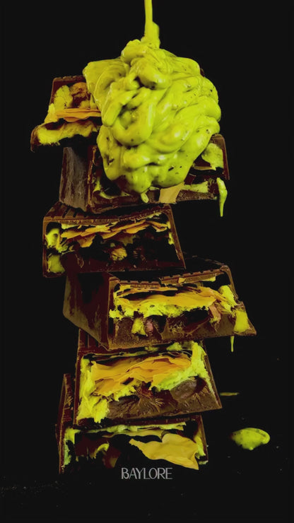 Milk Chocolate with Antep Pistachio & Turkish Baklava